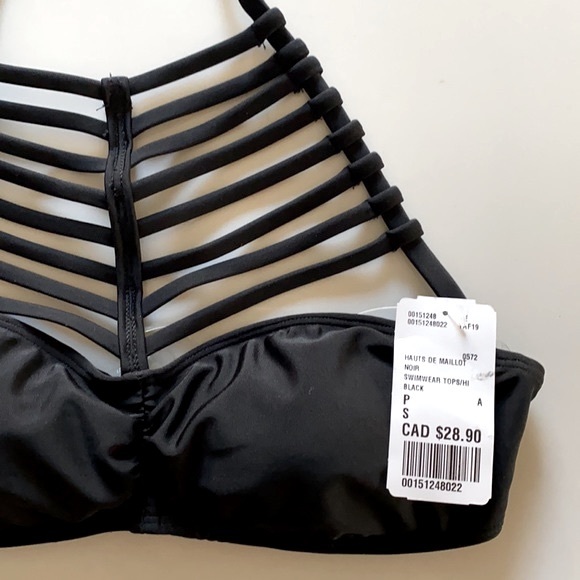 Forever 21 Black Caged High-Neck Bikini Top - Picture 5 of 7